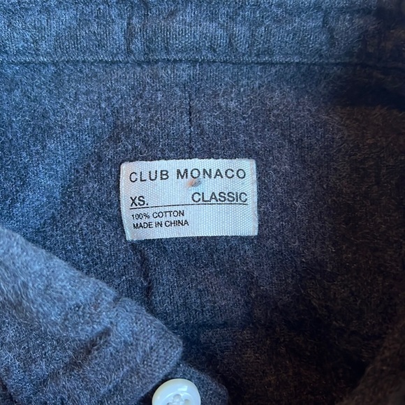 Club Monaco gray shirt - size XS Men - Picture 3 of 4